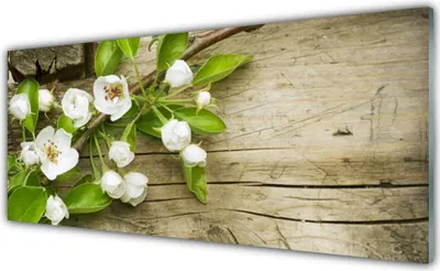 Produktbild von Glasbilder 125x50 Wandbild Druck auf Glas Blumen Pflanzen