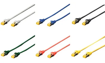 Produktbild von Digitus CAT 6A S/FTP Patchkabel, 20 m, Cat6a, S/FTP (S-STP), RJ-45, RJ-45, Grün