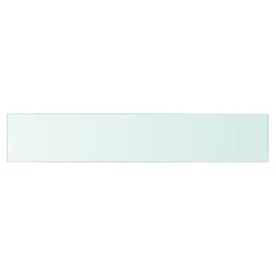 Image de vidaXL Étagère en verre Transparent 80 cm x 15 cm