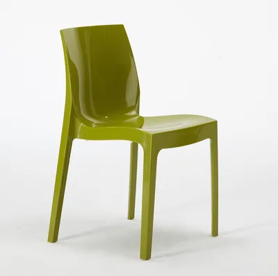 Produktbild von 18 Ice Grand Soleil Stühle aus Polypropylen für Restaurants und Bars Stock - Grün