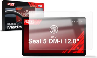 Produktbild von Matte Autodisplayfolie für BYD Seal 5 DM-i 12,8" (2025-2026), Grizz Protector