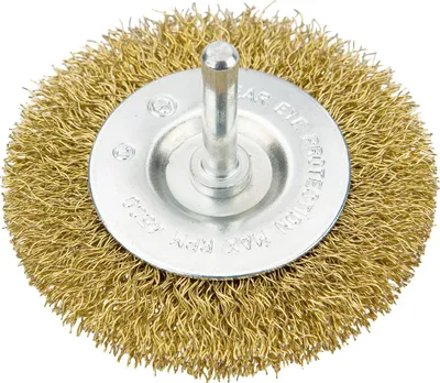 Produktbild von Drahtscheibenbürste mit 75 mm Schaft