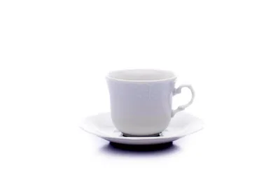 Produktbild von Thun 1794 Tasse und Untertasse, Tschechisches Porzellan, 165 ml, Natalie, weiß, Thun