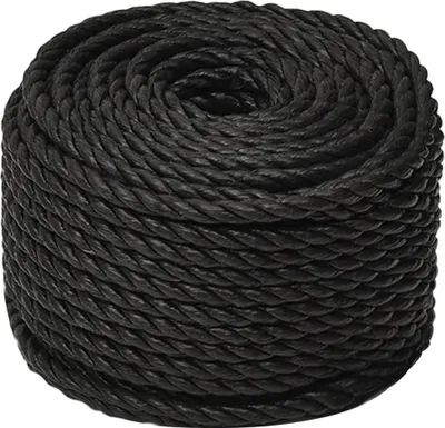 Produktbild von vidaXL Arbeitsseil Schwarz 12 mm 500 m Polypropylen