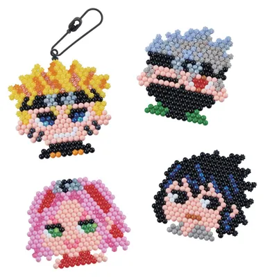 Produktbild von Aquabeads Naruto Schlüsselanhänger-Bastelset