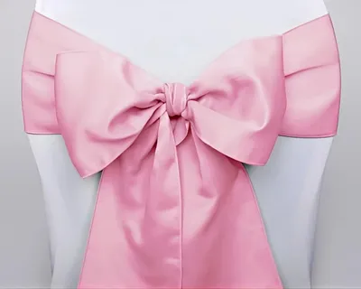 Produktbild von Stuhlschleifen | Satinläufer matt Rosa