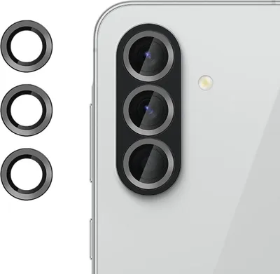 Immagine prodotto di Vetro protettivo per fotocamera 9H per Samsung Galaxy A37 / A57 5G, anti-impronta, nero
