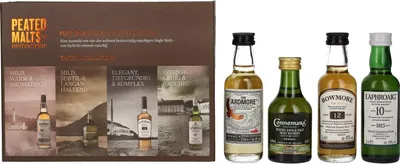 Image de Peated Malts of Distinction Tasting Selektion Set 40% Vol. 4x0,05l