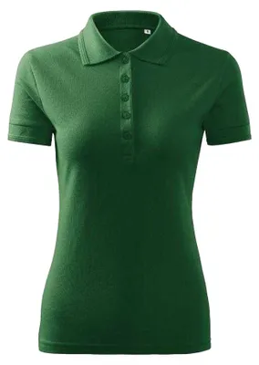 Immagine prodotto di Malfini - Polo da donna, tessuto piqué PP10007 (taglia M), colore verde bottiglia
