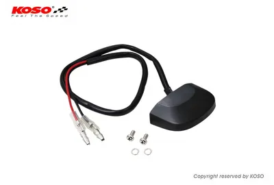 Immagine prodotto di Luce targa Koso LED curva nera con omologazione