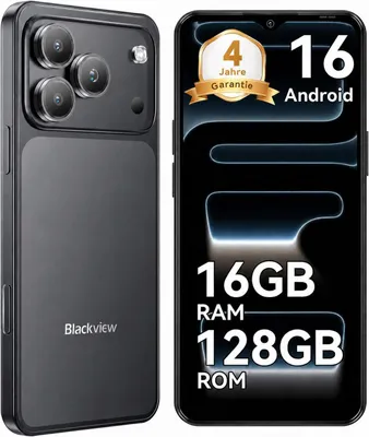 Produktbild von 2026 Blackview WAVE 7C Handy Ohne Vertrag, 6.56", Android16, 16GB+128GB/2TB TF, Face ID, 5000mAh, 32MP, Dual-SIM, WiFi 5, IP54