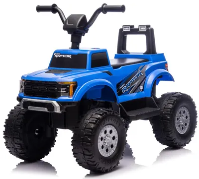 Produktbild von Elektro Kinderfahrzeug Ford Raptor F150 Kinder-Elektroauto Akku 12V Geländewagen blau Sun Baby