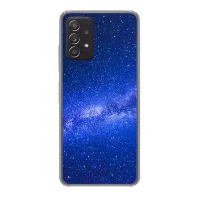 Produktbild von MuchoWow® Handyhülle Schutzhülle Hülle für Samsung galaxy a73 Sternenhimmel - Universum - Blau - Jungen - Mädchen - Kinder Silikon Softcase Handy Hülle - Handyhülle