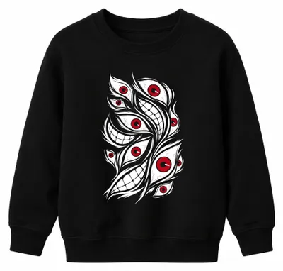 Obrázek produktu pro Seraphim Biblically Japan Y2K, mikina s kapucí, černá, velikost 128