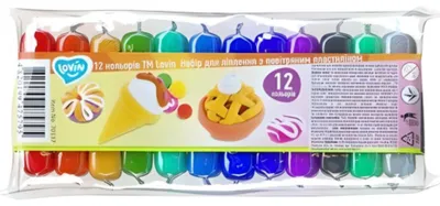 Obrázek produktu pro Modelína Lovin, 12 barev – kreativní zábava