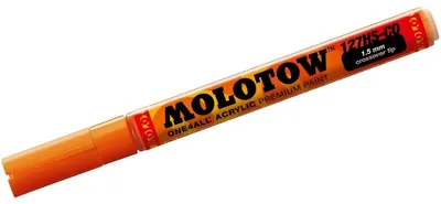 Produktbild von Molotow Acrylmarker ONE4ALL ACRYLIC 127 HS-CO 1,5mm, Nr. 085, DARE orange