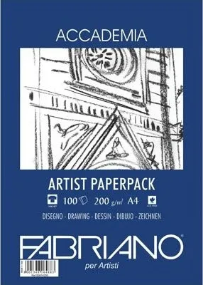 Produktbild von Fabriano Accademia, Kunstpapier, 200 g/m², 100 Blätter