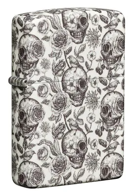 Produktbild von Feuerzeug  Zippo Skull Glow In The Dark 49458 Mann Metall Mehrfarbig