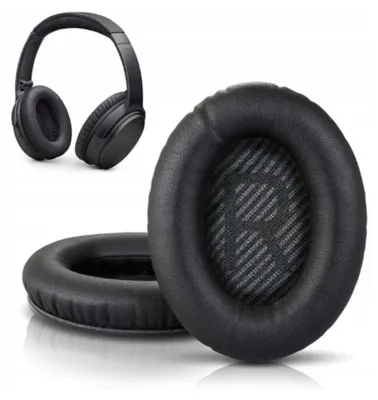 Zdjęcie produktu dla Nauszniki Pady Gąbki do słuchawek BOSE QC45 QC35 I II QC25 QC15 QC2 Czarne