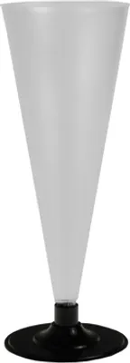 Produktbild von Papstar 82816, 100 ml, Polystyrol, Schwarz, Transparent, Matte, 177 mm, 65 mm