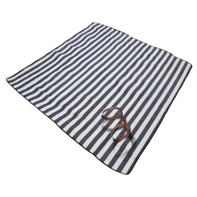 Zdjęcie produktu dla TolleTour – koc piknikowy/plażowy 200 x 200 cm, koc kempingowy, wodoodporny, składany, niebieski