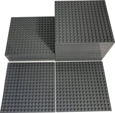 Obrázek produktu pro 4x LEGO stavební deska 16x16, tmavě šedá
