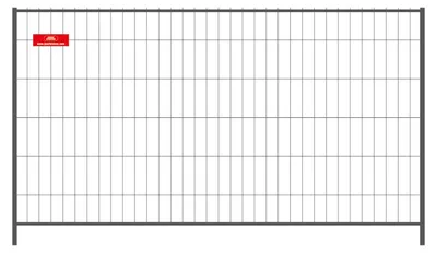 Produktbild von Mobilzaun / Bauzaun - Modell Profi - Breite: 3,50 m / Höhe: 2,00 m