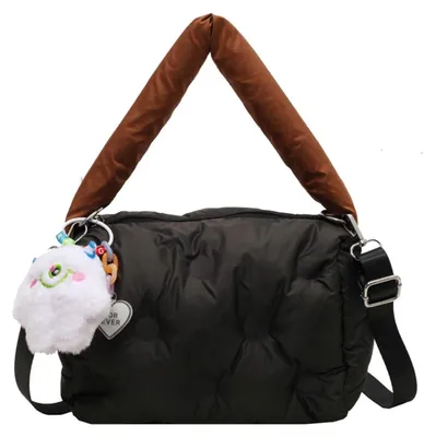 Image de Omgoods - Sac à main léger et matelassé pour femmes, avec poignée