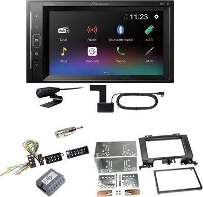 Produktbild von Pioneer DMH-A240DAB DAB+ Bluetooth Einbauset für Mercedes Sprinter W906 Crafter