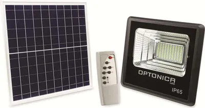 Produktbild von OPTONICA Solar LED-Fluter, 5462, 20W, 1800lm, 6000k