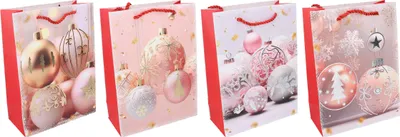 Immagine prodotto di Sacchetto regalo M 26x32x10 cm NATALE