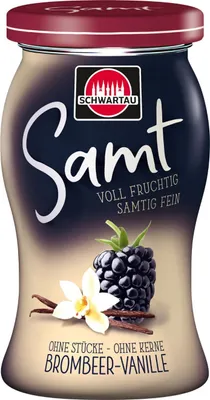 Produktbild von Schwartau Samt Brombeer-Vanille, 270g
