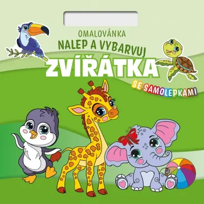Immagine prodotto di Baloušek Stampa libro da colorare Adesivi e colori - Animali