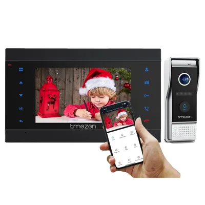 Obrázek produktu pro Inteligentní IP videozvonek, rozlišení 1080P, 7palcový displej, 1M1T