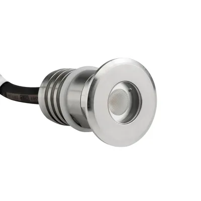 Image de NIVISS Spot LED RGBW 2W 38° Exterieur encastrable au sol Acier Inoxydable IP67
