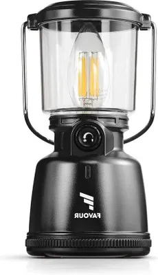 Produktbild von LED Campingbeleuchtungsset 320 Lumen, 64 IP Wasserfest, schwarz