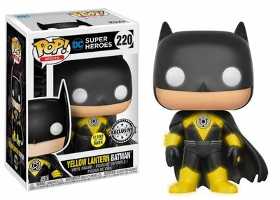 Obrázek produktu pro Funko Yellow Lantern Batman POP! Figurka svítící ve tmě 9 cm FK21859
