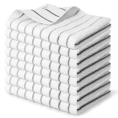 Imagen del producto de Juego de paños de cocina, 8 unidades, de microfibra, 65 x 45 cm, para la cocina