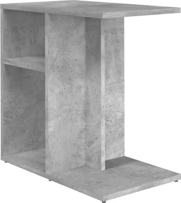 Produktbild von vidaXL Beistelltisch Betongrau 50x30x50 cm Holzwerkstoff