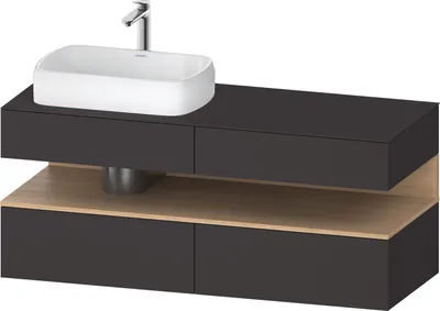 Produktbild von DURAVIT QA4765030800010 QTG KWTU WH Ek. 1400x550x600 Gt Smt H