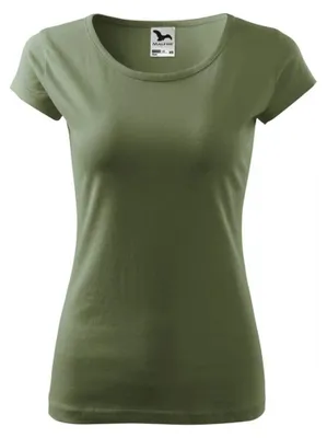 Image de Malfini - T-shirt « Pure » pour femmes, ajusté PP10464 (L) (vert)