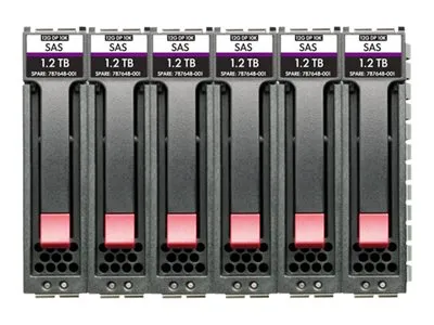 Produktbild von HPE MSA  14.4TB SAS 12G  10K SFF 2.5 6-Packung HDD