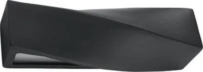 Produktbild von Wandleuchte Schwarz 42 cm breit Up Down Keramik indirekte Beleuchtung E27 Wandlampe Wohnzimmer Flur Treppe