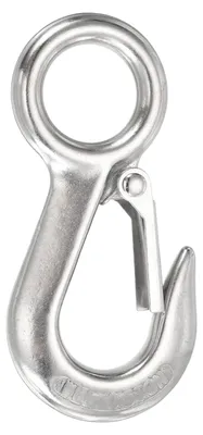 Kettenhaken 1100 lbs, Edelstahl 304, 117 mm, silber