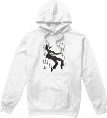Produktbild von Elvis Presley - "Jailhouse Rock" Kapuzenpullover für Herren/Damen Uni TV32250 (L) (Weiß)