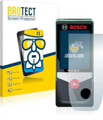Produktbild von BROTECT Schutzglas für Bosch PLR 50 C Schutzfolie Panzer Folie Glas Display Schutz klar