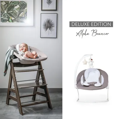 Produktbild von Hauck ALPHA BOUNCER DELUXE Babywippe/Wipptier Grau