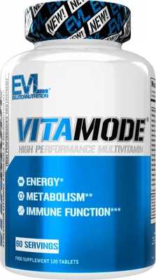 Produktbild von EVL Nutrition VitaMode EU (120 tabs) Unflavoured - Vitamine,  Mineralien & Gesundheit - Multivitamine