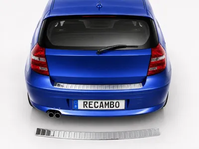 Produktbild von Edelstahl Ladekantenschutz chrom passend für BMW 1er | E81 E87 | BJ 2007-2012