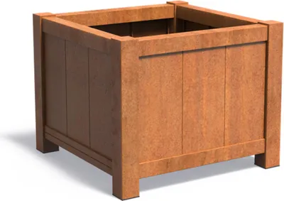 Produktbild von Adezz York aus Corten-Stahl Pflanzgefäß Wetterfest Pflanzkübel Blumenschale